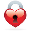 Vektor: coeur cadenas coeur cadenas