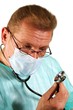 nachdenklicher Doktor