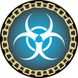 Vector virus vault security symbol. (centered better)