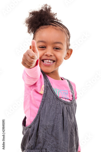 Photo: Petite fille contente Petite fille contente