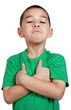 Foto: Kid with arms crossed, stubborn Kid with arms crossed, stubborn