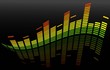 the vector  equalizer abstract background