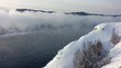 Video: Winter landscape. A fog. Trees in snow. Winter landscape. A fog. Trees in snow.
