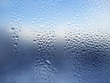 Water drops on glass Water drops on glass