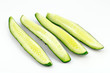 Four Long Cucumber Slices