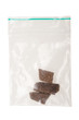 Foto: pieces of hashish in a plastic bag pieces of hashish in a plastic bag