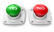 Yes and No buttons Yes and No buttons
