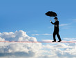 Walking tightrope