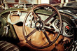 classic car steering wheel and dash abstract classic car steering wheel and dash abstract
