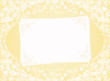 Illustration: invitation blank pale yellow invitation blank pale yellow