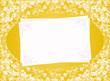 Illustration: invitation blank yellow invitation blank yellow