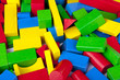 Viele bunte Bauklötze
