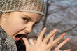 The angry little girl