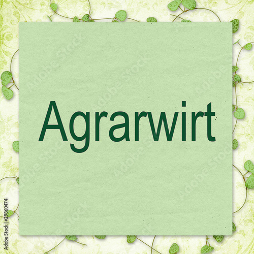 Illustration: schild, begriff: agrarwirt schild, begriff: agrarwirt