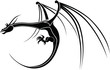 Drachen/Tribal/Symbol