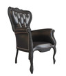 Comfy black leather office or royal armchair Comfy black leather office or royal armchair