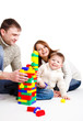 Family playing