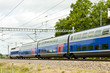 train of TGV, Burgundy, France