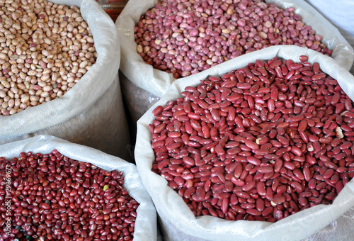 Photo: Grain in sacks Grain in sacks