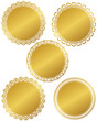 circle lace gold
