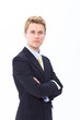 Serious businessman