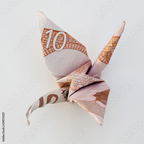 Photo: 10 Euro Origami 10 Euro Origami