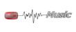 Grey Word Music with Red Mouse Grey Word Music with Red Mouse