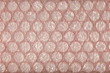 Detalii fotografie Pink de ambalare cu bule pad textura