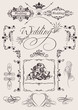 Design Ornate Elements And Wedding Page Decoration. Design Ornate Elements And Wedding Page Decoration.