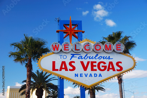 Photo: Las Vegas welcome sign Las Vegas welcome sign