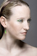 Foto: A young blonde girl with freckles A young blonde girl with freckles