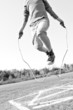 Kid jumping rope