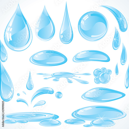 Vektor: Water Design Elements Water Design Elements