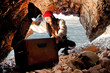 Photo: Surprised pirate opens treasure chest Surprised pirate opens treasure chest