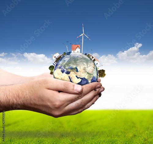 Photo: Green world concept Green world concept