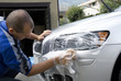 Photo: Washing the car Washing the car
