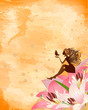 Fairies on flowers
