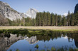 Half Dome and Inverted image, Yosemite Vally