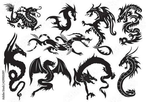 Vektor: Dragons Dragons