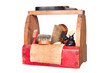 Antique shoe shine box Antique shoe shine box
