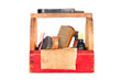 Antique shoe shine box Antique shoe shine box