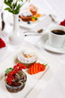 Photo: Frühstück mit Gebäck und Cafe Frühstück mit Gebäck und Cafe