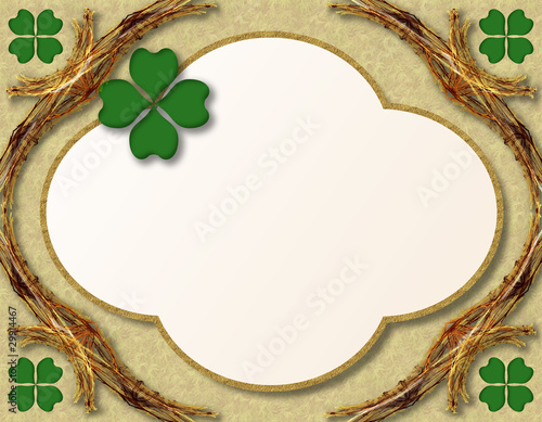 Illustration: St. Patrick’s Day decoration or grating card 2 St. Patrick’s Day decoration or grating card 2