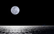 Full moon over water Full moon over water