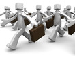 Businessman teamwork concept