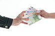 Hände mit Geld