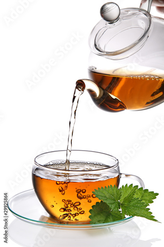 Photo: Cup of tea (clipping path included) Cup of tea (clipping path included)
