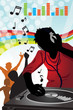 Vector: DJ music DJ music