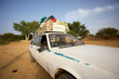 Loaded African taxi