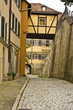 Eine stille Seitenstraße in der Altstadt von Tübingen